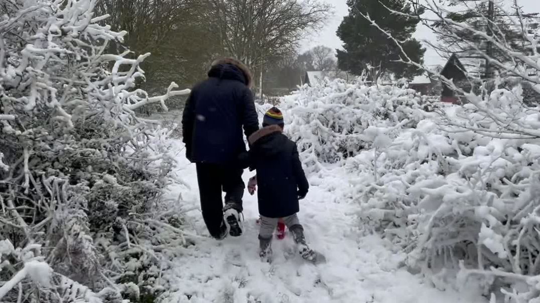 Snow day in the UK, video for sale