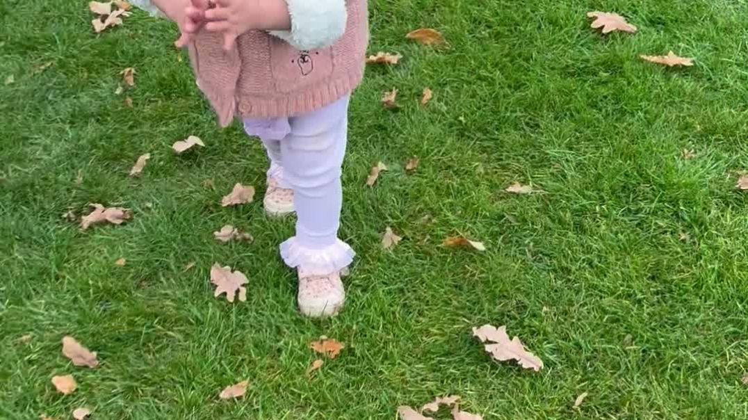 Baby! 2 year old walking
