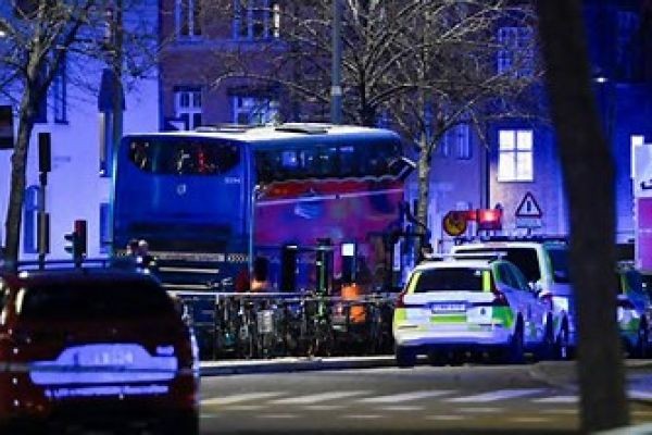 Multiple dead after double decker bus ploughs through shelter in Stockholm as driver arrested