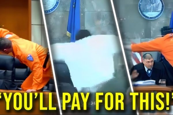 Convicts ATTACKING The Judge In Court...